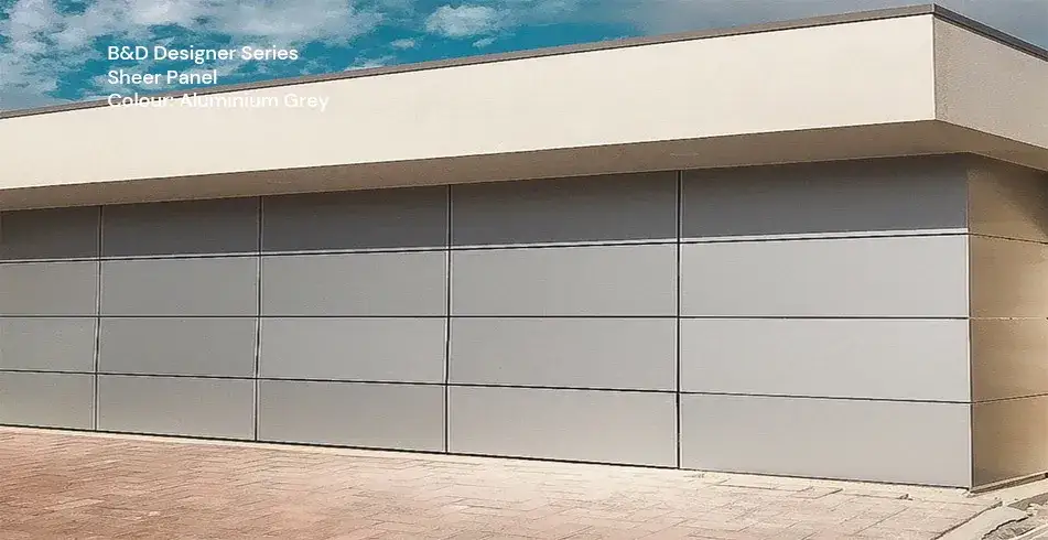 Aluminium Garage Doors, Wide range of colours & styles